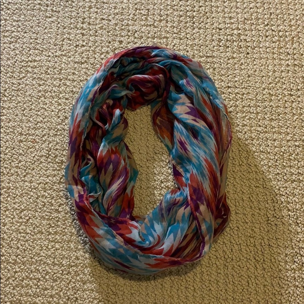 Patterned Infinity Scarf